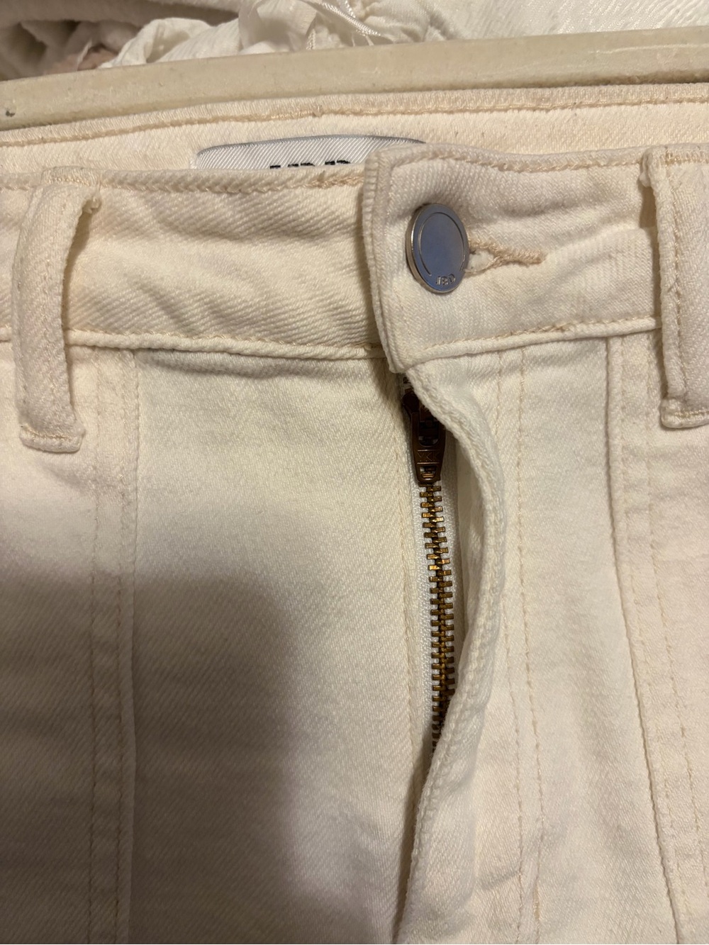 Women's High-Rise JBD Cream Cargo Pants